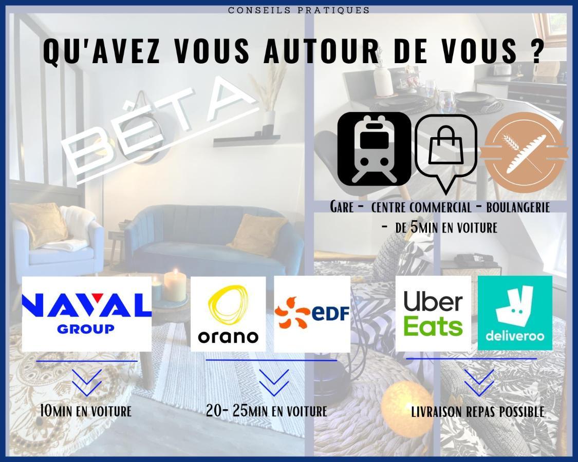 # Beta # Netflix & Wifi Διαμέρισμα Cherbourg-en-Cotentin Εξωτερικό φωτογραφία